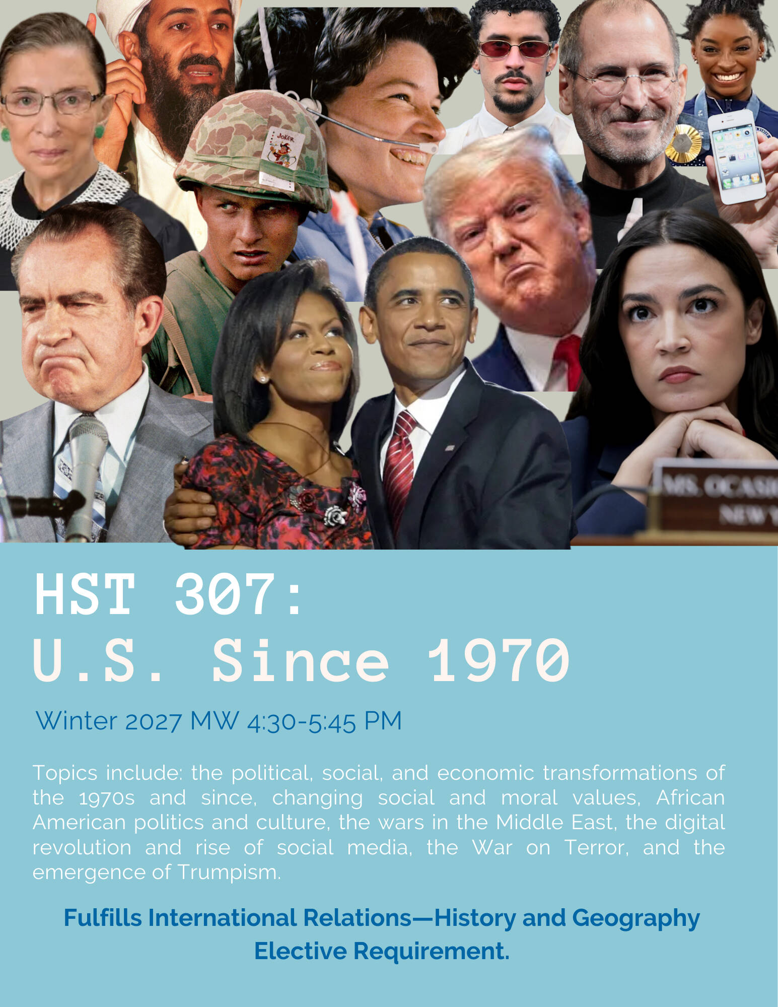 HST 307 U.S. Since 1970